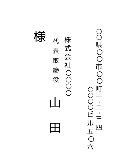 無料 封筒 返信用封筒 宛名の書き方 印刷 封筒印刷 用テンプレート 長形３号縦書き01 基本 文書 テンプレートの無料