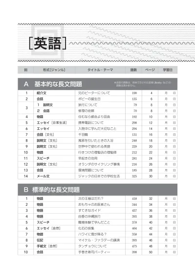 目次pdf 新中学リスニング問題集 塾用教材 教育開発出版株式会社