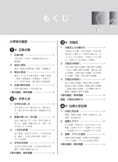 目次pdf 新中学問題集 標準編 塾用教材 教育開発出版株式会社 Sintyu Mokuji S3 2