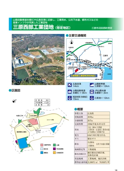 三原西部工業団地 惣定地区 産業団地 工場等立地促進制度のご案内 三原市ホームページ