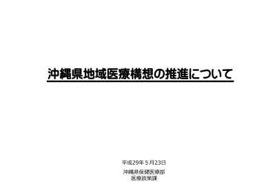 医療計画 案 表紙 目次 第７次沖縄県医療計画 案 に対する意見募集について 沖縄県