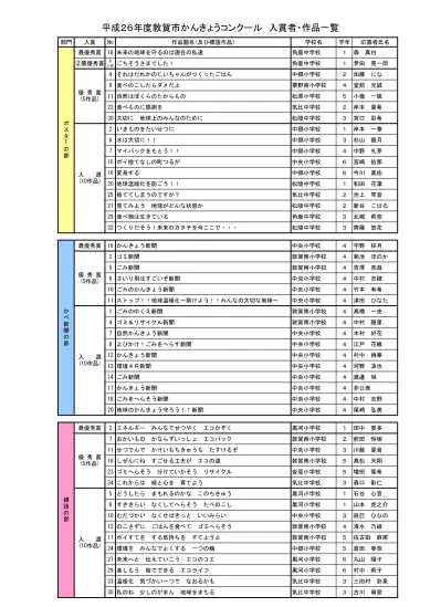 市民憲章作文コンクール作品集 表紙