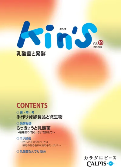 乳酸菌と発酵 Kin S Vol 10