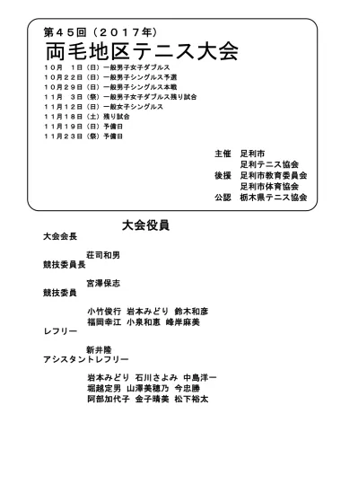 両毛大会