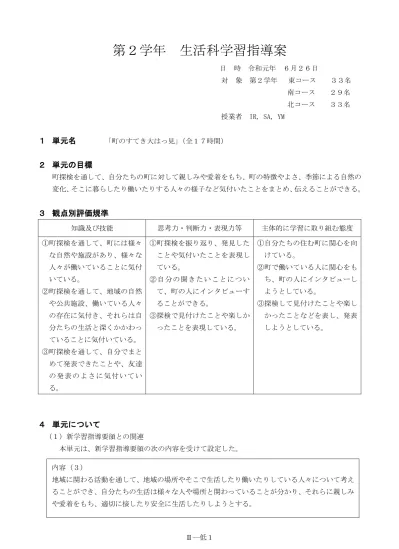 第 6 学年理科学習指導案 日時 平成 30 年 11 月 21 日 水 5 校時対象 墨田区立第三吾嬬小学校 6 年 1 組指導者 O T 1 単元名月と太陽 教育出版 2 単元の目標 月と太陽の関係を推論しながら調べ 見いだした問題を計画的に追究する活動を通して