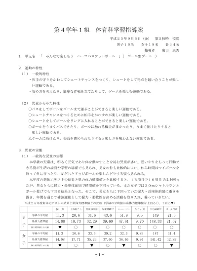 第６学年算数科学習指導案