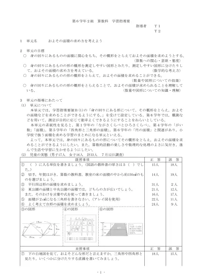 Microsoft Word 円の面積指導案 H24 2 9