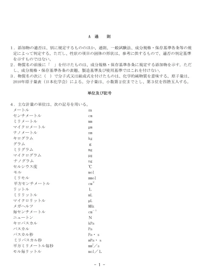 ミリモル毎リットル Mmol L マイクロジーメンス毎センチメートル µs Cm 度 角度 5 質量百分率を示すには の記号を用いる 液体又は気体 100ml 中の物質量 G を示すには W V の記号を用いる 物質 100g 中の物質量 Ml を示すには V W の記号を