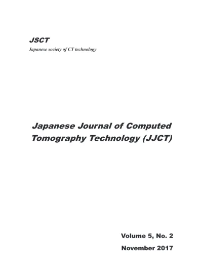 Editor In Chief Yoshinori Funama Ph D Department Of Medical Physics Faculty Of Life Sciences Kumamoto University Editors Yosuke Kogure Ph D Depa