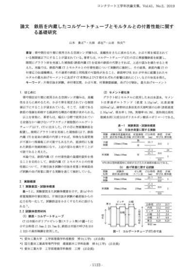 Hokuga コンクリートの物理性状に及ぼす型枠剥離剤の影響に関する基礎的検討 鉄筋の付着性能に及ぼす影響