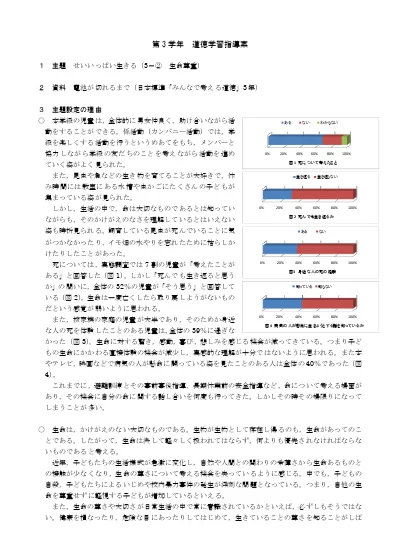 電池が切れるまで 日本標準 みんなで考える道徳 3 年