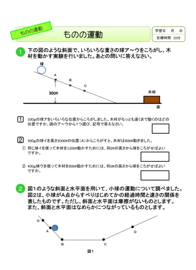 小学6年生 理科 の無料学習プリント種子のつくりと発芽