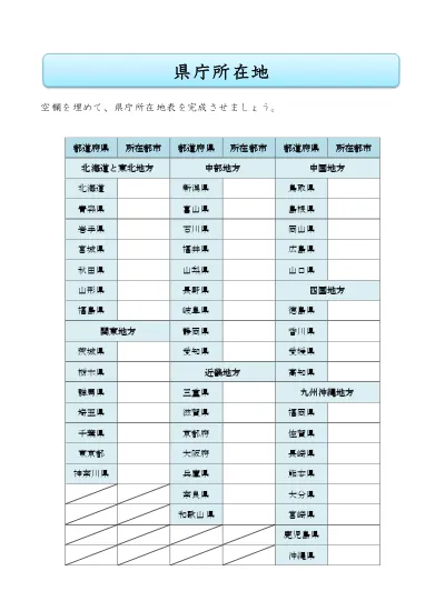 小学3年生 社会 の無料学習プリント社会 地図記号の問題