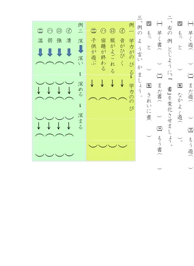 小学6年生 国語 の無料学習プリント国語 ことばの切れ目