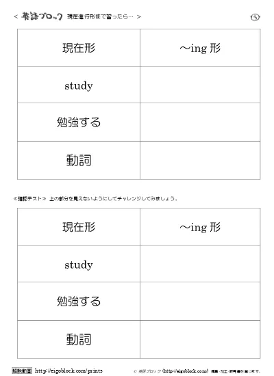 一般動詞の過去形まで習ったら 動詞の活用と品詞